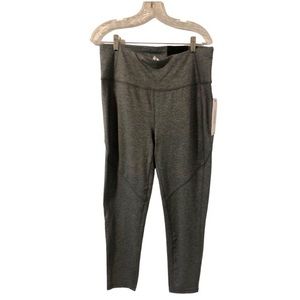 NWT RBX Gray Full Length Legging with wicking & 4 way stretch